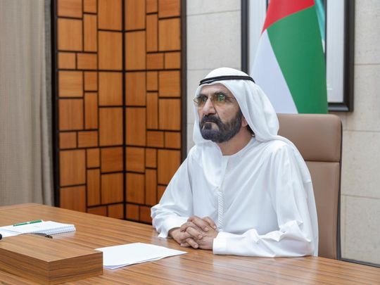 Mohammed bin Rashid heads UAE delegation in virtual G20 meeting