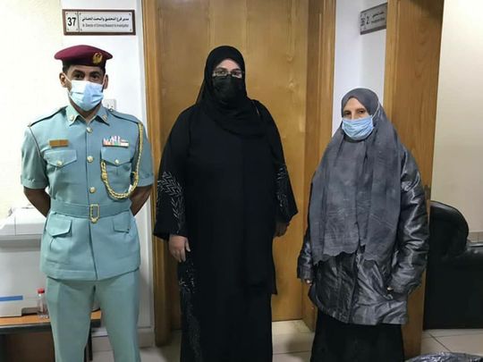 Ajman Police repatriate elderly woman who arrived in UAE by mistake