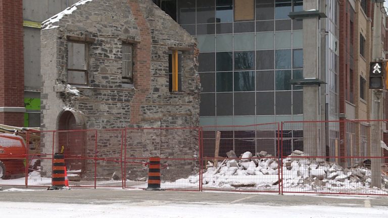 19th century Kingston building collapses
