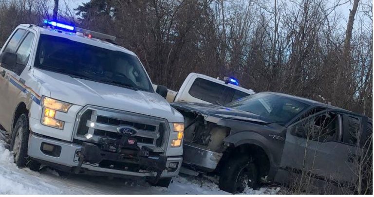 Man charged after ramming police vehicles during Christmas Eve chase in northern Alberta