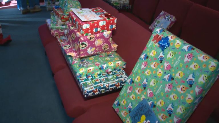 Calgary toy drive-thru supports city’s less fortunate children