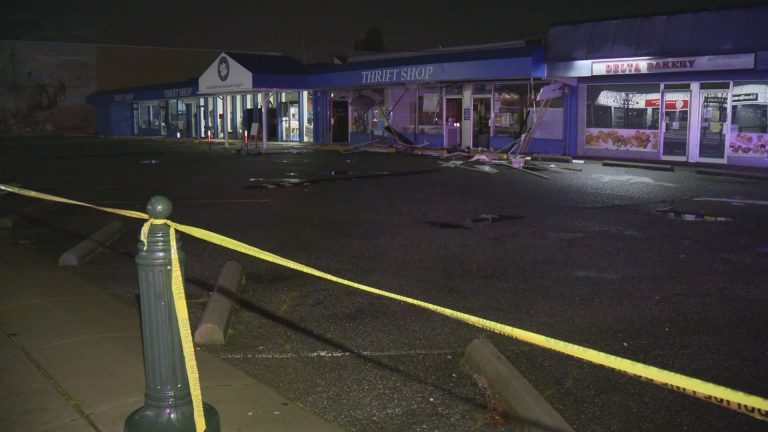Overnight fire damages Ladner, B.C. thrift store