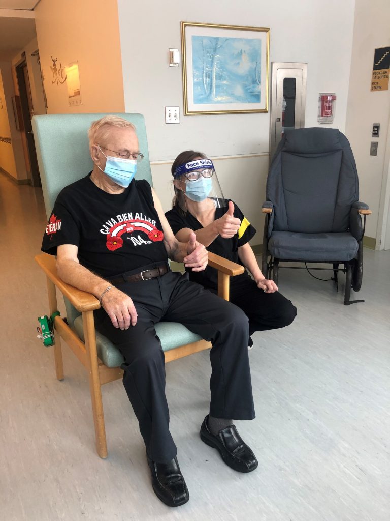 ‘Finally there’s faith’: COVID-19 vaccination begins at Ste. Anne’s Hospital