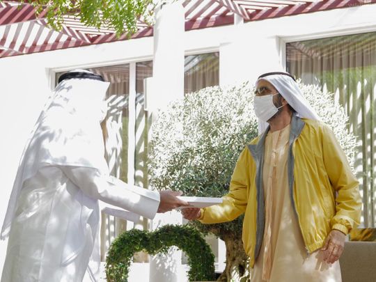 Sheikh Mohammed Bin Rashid receives GCC Secretary General