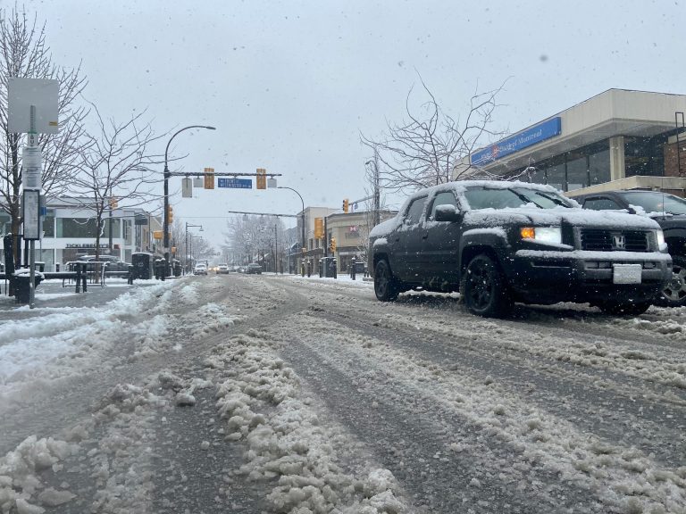 Winter storm causes dicey road conditions, power outages in the Okanagan
