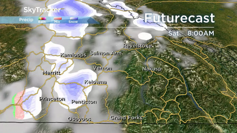 Okanagan weather: More mixed precipitation en route for region