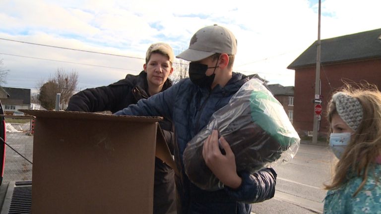Durham family donates sleeping bags for homeless people