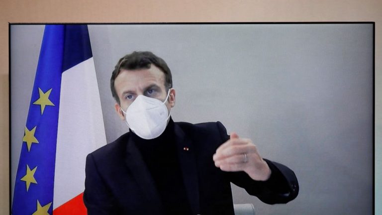 Virus-stricken Macron at presidential retreat with fever