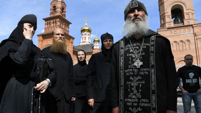 Coronavirus-denying Russian monk detained by police