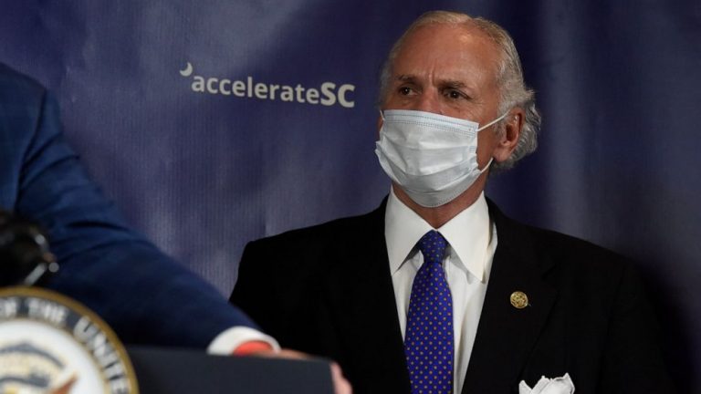 South Carolina governor tests positive for the coronavirus