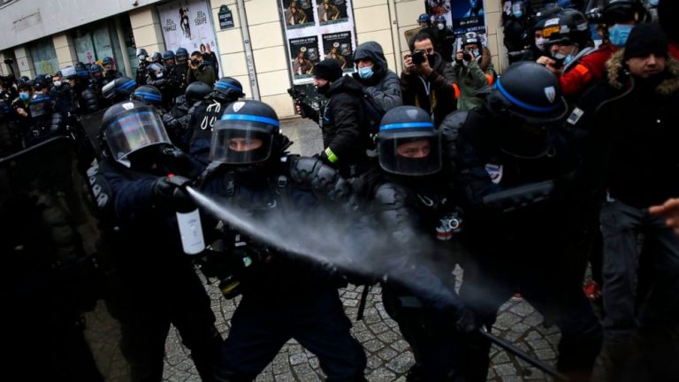 Nearly 150 arrested at Paris protest over security bill