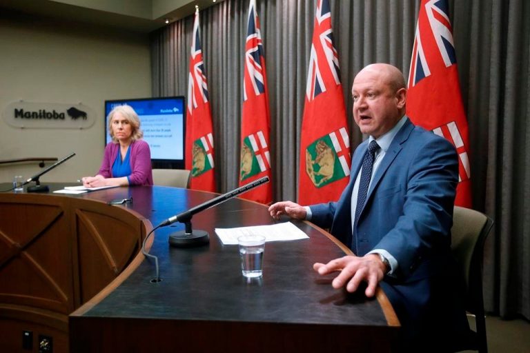 Manitoba health officials give coronavirus update Monday