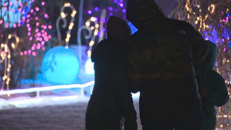 Edmontonians flock to see Christmas lights during a very dark year