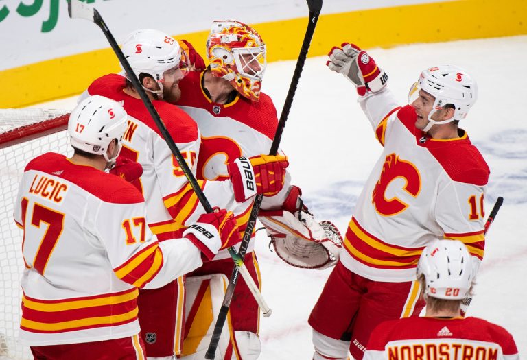 Calgary Flames shutout Montreal Canadiens 2-0
