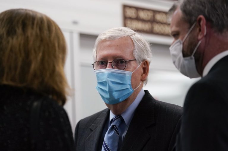 Republican senators face big decision as Trump’s 2nd impeachment trial ends