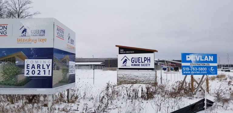 Guelph Humane Society schedules move to new facility