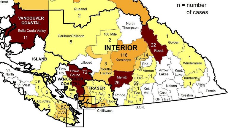 Coronavirus: 17 cases announced for Interior Health, steady decline in Okanagan continues