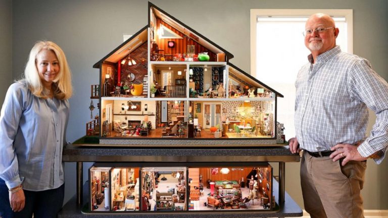 Couple goes viral after building stunning miniature home in quarantine