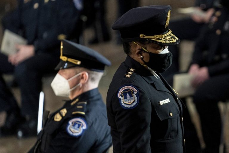 U.S. Capitol Police were warned of violence ahead of riot, chief says