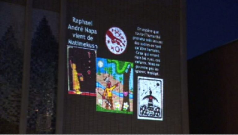 City of Montreal commissions projection in memory of Raphaël Napa André