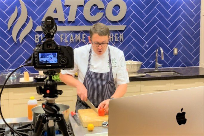 Virtual cooking classes support family community space in Calgary
