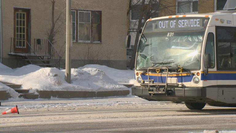 Man dies after being hit by Regina city bus on Broad Street: police