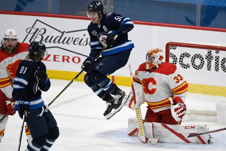 Forbort a force for Winnipeg Jets in a 3-2 win over the Calgary Flames