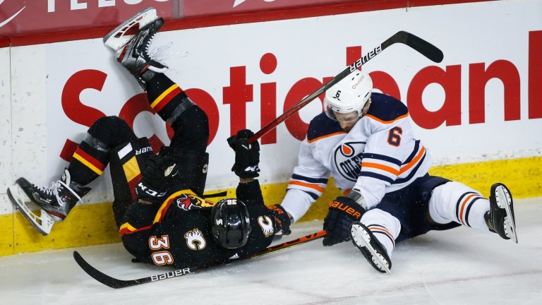 Edmonton Oilers visit Calgary to start weekend home-and-home