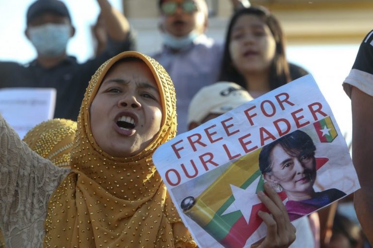 More allies of Myanmar’s Suu Kyi arrested as U.S. announces sanctions over coup