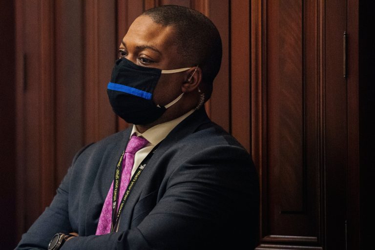 Senators honour U.S. Capitol Police officer who helped lawmakers during siege