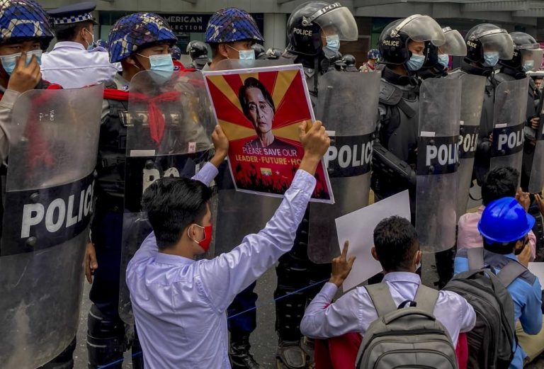Nearly 500 arrested in Myanmar to date as anti-coup protests paralyze government