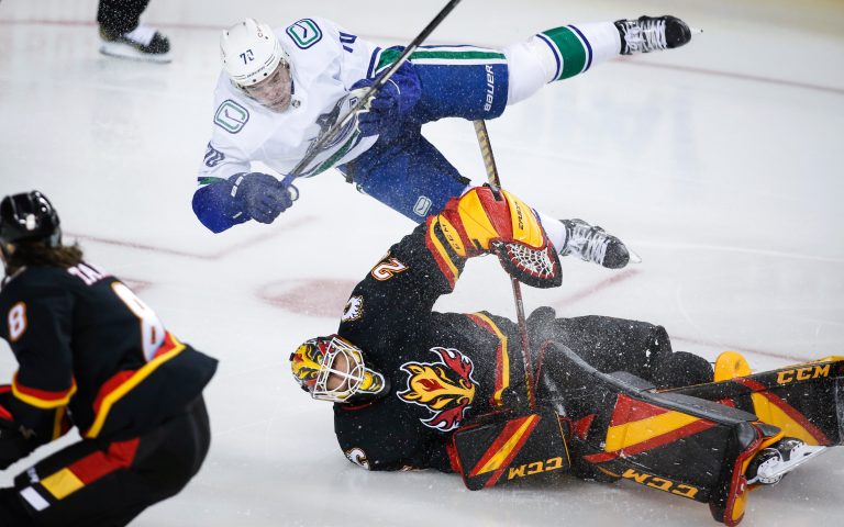 Boeser’s 3-point night paces Vancouver Canucks to 5-1 win over Calgary Flames
