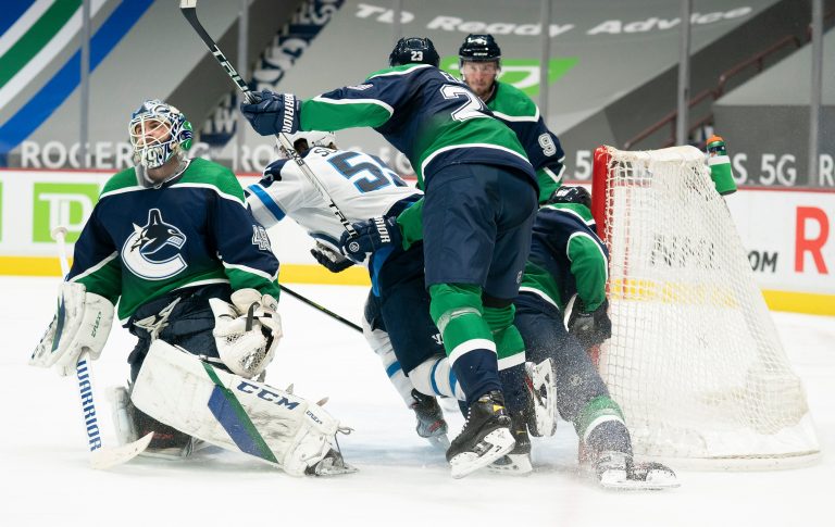 Dubois’ overtime winner, three-point night leads Jets over Canucks 4-3