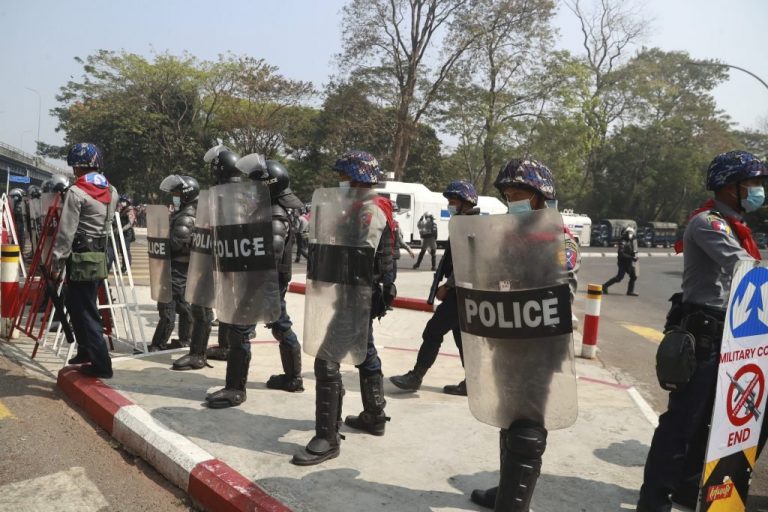 Myanmar police crack down on anti-coup protests as envoy urges U.N. to intervene