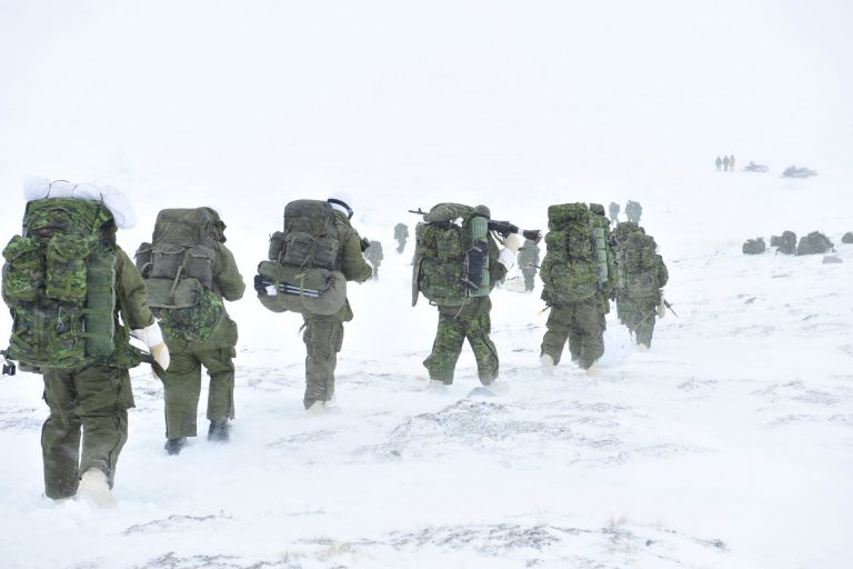 Military personnel training in Exeter, Middlesex Centre, Ont., this weekend