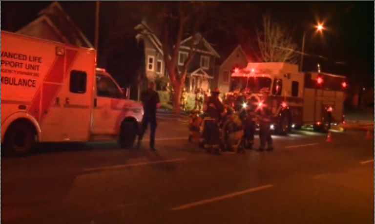 Firefighter injured, one other person in critical condition after separate fires in Vancouver