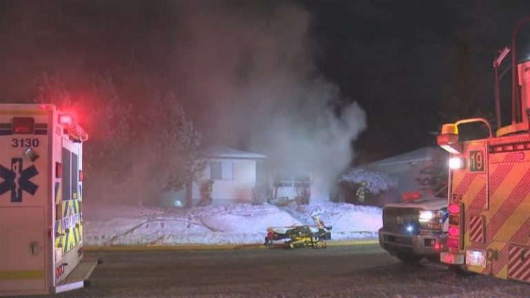 Calgary firefighters battle blaze in Southwood