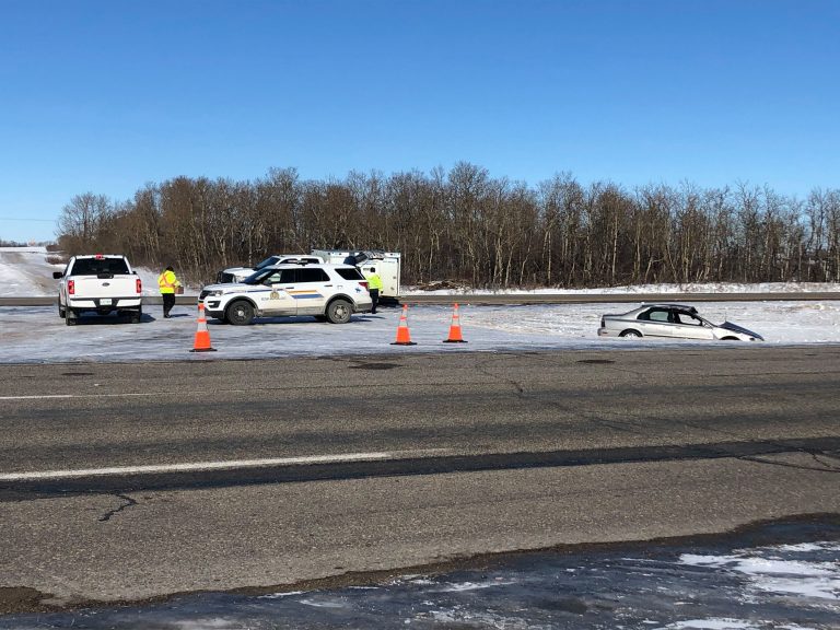 Saskatchewan RCMP on scene of serious vehicle collision on Highway 1 west of McLean