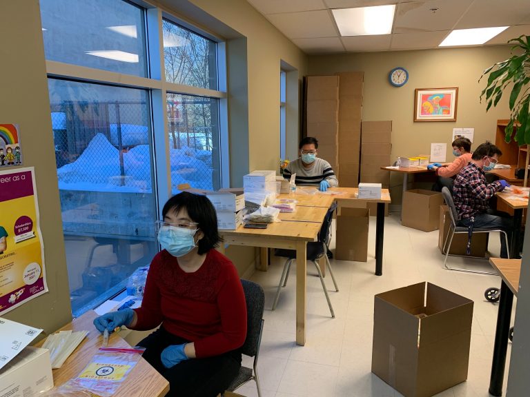 West Island workers prepping thousands of COVID-19 test kits, supporting front line