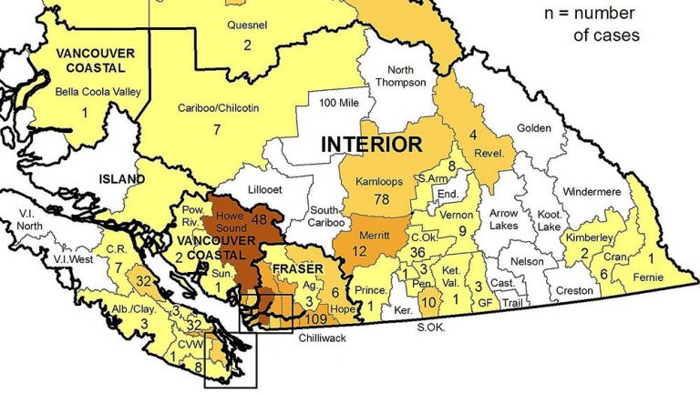 Coronavirus: Steady decline of confirmed cases in Okanagan continues