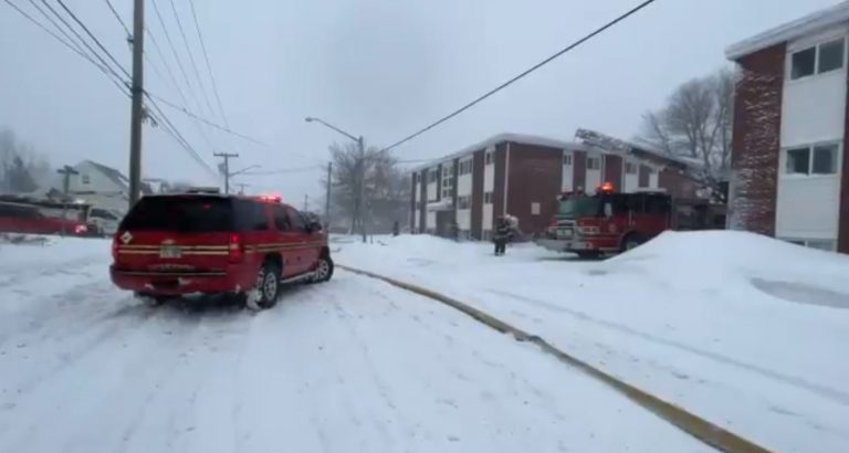 Tenants evacuated as crews fight fire in Moncton building