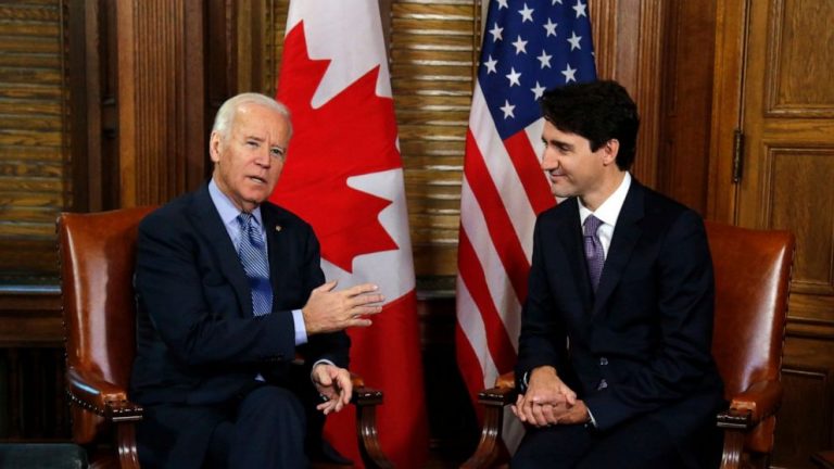 Coronavirus forces Biden to forgo pomp for US-Canada meeting