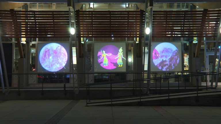 Stories of the skies shared in downtown Kelowna art installation