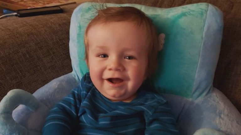 Community rallies around Calgary toddler diagnosed with rare, one-of-a-kind genetic mutation