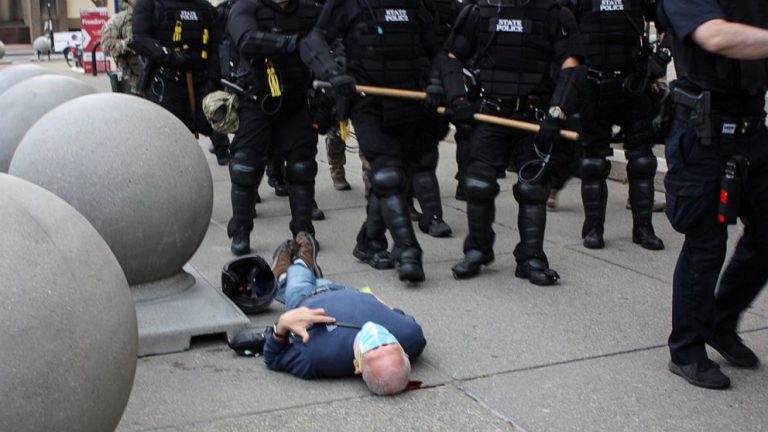 75-year-old man shoved to ground at Buffalo protest files lawsuit