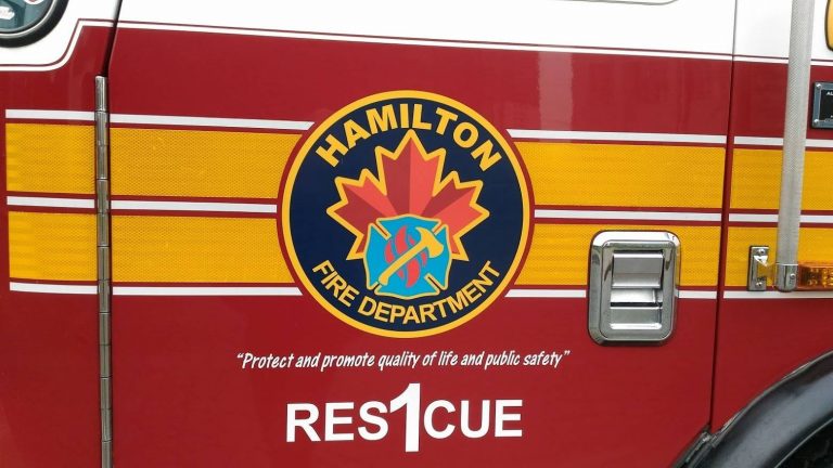 Hamilton apartment fire sends two people to hospital