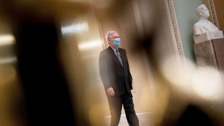 McConnell responds to critics after voting to acquit Trump