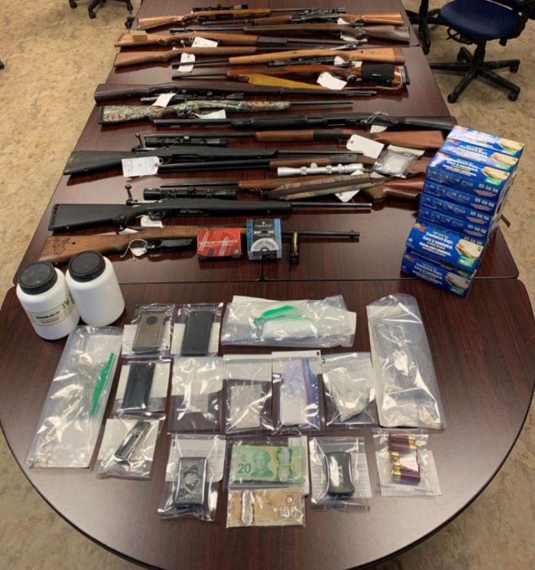 Firearms and drugs seized in New Brunswick RCMP operation