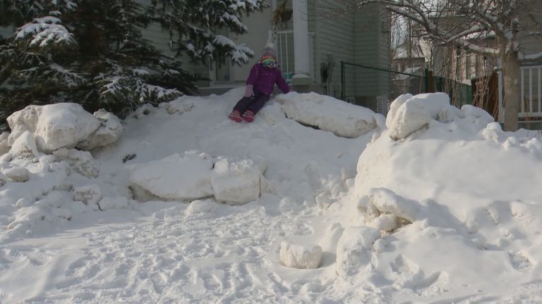Okotoks family disappointed after town destroys toboggan hill on their property for safety reasons