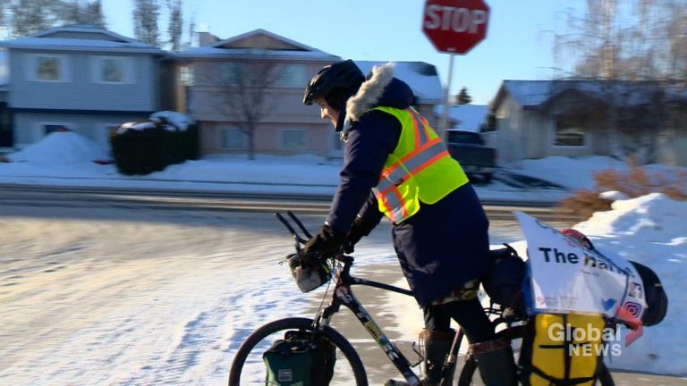 Saskatoon man cycles 1,670 km to raise awareness for Canadian overdose crisis